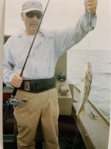 Joe Rizzo on the Barnegat Bay